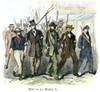 Civil War: Draft Riots. /Narmed Draft Rioters On Avenue A During The New York City Draft Riots Of July 13-16, 1863: Contemporary Wood Engraving. Poster Print by Granger Collection - Item # VARGRC0076741