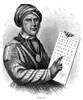 Sequoya (1770?-1843). /Nnative American Scholar With His Printed Cherokee Alphabet. Wood Engraving, American, 1870. Poster Print by Granger Collection - Item # VARGRC0013473