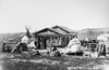 Indian Camp, C1900. /Nnative Americans At Their Camp, Possibly Cree. Photograph, C1900. Poster Print by Granger Collection - Item # VARGRC0186400