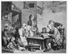 Daily Life: France. /N'Le P_Re De Famille, Ou La Lecture De La Bible.' Line Engraving After Jean Baptiste Greuze (1725-1805). Poster Print by Granger Collection - Item # VARGRC0005989
