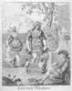 Women Washing. /Nwomen Washing Clothes. 19Th Century Engraving. Poster Print by Granger Collection - Item # VARGRC0093692