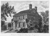 Washington: Headquarters. /Ngeorge Washington'S Headquarters At Valley Forge, Pennsylvania. Etching, 18Th Century. Poster Print by Granger Collection - Item # VARGRC0089623