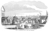 Massachusetts Town, 1854. /Nthe Town Of Charlestown, Massachussets, As Seen From Somerville. Wood Engraving, American, 1854. Poster Print by Granger Collection - Item # VARGRC0082474