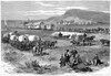 Railroad Construction 1875. /Nrailroad Building On The Great Plains. Wood Engraving, American, 1875, After A Drawing By Alfred R. Waud. Poster Print by Granger Collection - Item # VARGRC0004124