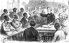 Integrated Jury, 1867. /Nan Integrated Jury In A Southern Courtroom. Wood Engraving, American, 1867. Poster Print by Granger Collection - Item # VARGRC0002915