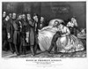 Death Of Lincoln, 1865. /N'Death Of President Lincoln At Washington, D.C., 15 April 1865. The Nation'S Martyr.' Lithograph By Currier & Ives, 1865. Poster Print by Granger Collection - Item # VARGRC0322885