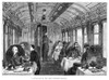 Railroad: Dining Car, 1879. /Na Dining Car On The Great Northern Railway In England. Engraving, English, 1879. Poster Print by Granger Collection - Item # VARGRC0267587