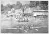 Regatta At Saratoga, 1879. /Nthe Regatta At Saratoga, New York, In 1879: Wood Engraving From A Contemporary Newspaper. Poster Print by Granger Collection - Item # VARGRC0044929