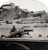 Germany: Allied Occupation. /Nu.S. Marines Guarding The American Sector On The Rhine At Koblenz. Stereograph, 1919. Poster Print by Granger Collection - Item # VARGRC0079663