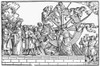 Wheel Of Fortune. /Nwoodcut, 1534, By Georg Pencz. Poster Print by Granger Collection - Item # VARGRC0104724
