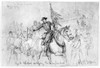Civil War: Spotsylvania. /Nmajor General Gouverneur K. Warren Rallying The Marylanders Near Spotsylvania, Virginia, C12 May 1864. Pencil Drawing By Alfred R. Waud. Poster Print by Granger Collection - Item # VARGRC0130032 Civil War: Spotsylvania. /Nmajor General Gouverneur K. Warren Rallying The Marylanders Near Spotsylvania, Virginia, C12 May 1864. Pencil Drawing By Alfred R. Waud. Poster Print by Granger Collection - Item # VARGRC0130032