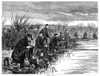 Fishing, 1875. /N'A Fishing Match.' Engraving, 1875. Poster Print by Granger Collection - Item # VARGRC0267468