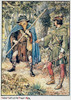 Gilbert: Robin Hood. /Nrobin Hood And The Beggar Spy. Illustration By Walter Crane For 'Robin Hood & The Men Of The Greenwood,' 1912, By Henry Gilbert. Poster Print by Granger Collection - Item # VARGRC0010996
