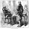 George Washington /N(1732-1799). First President Of The United States. Washington (Left) With The Marquis De Lafayette During The American Revolution, 1777. Wood Engraving, American, 1887. Poster Print by Granger Collection - Item # VARGRC0354921