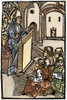 Education: French School. /Na 15Th Century Schoolmaster, Holding A Switch, With His Pupils. Contemporary Woodcut. Poster Print by Granger Collection - Item # VARGRC0076173