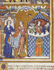 Joseph & Wife Of Potiphar. /Njoseph Is Cast Into Prison Owing To The Evil Report Of Potiphar'S Wife (Genesis 40: 9-17). French Manuscript Illumination, C1250. Poster Print by Granger Collection - Item # VARGRC0033798