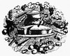 Decorative Cut: Pie. /Nwood Engraving, American, 19Th Century. Poster Print by Granger Collection - Item # VARGRC0077503
