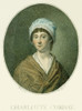 Charlotte Corday /N(1768-1793). French Patriot. Stipple Engraving, Swiss, 1793, By Johann Heinrich Lips, After A Painting By Charles Paul J_R_Me De Br_A. Poster Print by Granger Collection - Item # VARGRC0046352