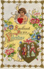 Valentine'S Day Card. /Namerican St Valentine'S Day Greeting Card, C1910. Poster Print by Granger Collection - Item # VARGRC0039807