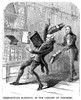 John Marshall (1755-1835). /Nchief Justice Of The United States Supreme Court, 1801-1835. Chief Justice Marshall'S Misadventure In The Library Of Congress. Wood Engraving, 19Th Century. Poster Print by Granger Collection - Item # VARGRC0070603