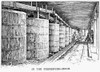 California: Winery, 1889. /Nthe Fermenting Room At A California Winery. Wood Engraving, American, 1889. Poster Print by Granger Collection - Item # VARGRC0101701