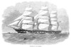 Clipper Ship, 1855. /Nthe American Clipper Ship 'City Of Mobile.' Wood Engraving, 1855. Poster Print by Granger Collection - Item # VARGRC0005599