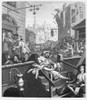 Hogarth: Gin Lane. /N'Beer Street And Gin Lane.' Steel Engraving, C1860, After The Original By William Hogarth (1697-1764). Poster Print by Granger Collection - Item # VARGRC0002695