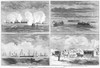 Siege Of Charleston, 1863. /N'The Campaign In Charleston Harbor' Engraving, 1863. Poster Print by Granger Collection - Item # VARGRC0265238
