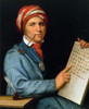 Sequoya (1770?-1843). /Nnative American Scholar, With His Printed Cherokee Alphabet. Painting By Henry Inmam, After A Painting By Charles Bird King, C1830. Poster Print by Granger Collection - Item # VARGRC0119987