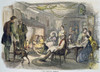 New England Fireside, 1855. /Nwood Engraving, 1855. Poster Print by Granger Collection - Item # VARGRC0042636