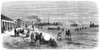 Suez Canal Construction. /Nsea Bathing At Ismailia, Egypt, During The Construction Of The Suez Canal, 1869. Contemporary French Wood Engraving After A Drawing By �douard Riou. Poster Print by Granger Collection - Item # VARGRC0076585