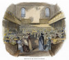 Quaker Meeting, 1843. /Namerican Wood Engraving, 1843. Poster Print by Granger Collection - Item # VARGRC0009890