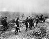 World War I: Troops, C1916. /Nfrench Troops Walking Along A Road During World War I. Photograph, C1916. Poster Print by Granger Collection - Item # VARGRC0183742