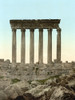 Lebanon: Baalbek. /Ncolonnade Of The Temple Of The Sun At The Roman City Of Heliopolis, Now Baalbek, Lebanon. Photochrome, C1895. Poster Print by Granger Collection - Item # VARGRC0126196