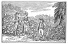 Indiana: Swiss Emigrants. /Nswiss Emigrants Cultivating Their Vineyard Near Vevay, In Southeastern Indiana. Wood Engraving From An American School Geography Book, 1839. Poster Print by Granger Collection - Item # VARGRC0000572