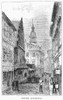 Prague: Jewish City Hall. /Njewish City Hall (Rathaus) At Prague. Line Engraving, 19Th Century. Poster Print by Granger Collection - Item # VARGRC0094727