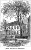 Touro Synagogue, 1762. /Ndedicated In 1762, At Newport, Rhode Island. Wood Engraving, American, 19Th Century. Poster Print by Granger Collection - Item # VARGRC0002243