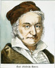 Karl Friedrich Gauss /N(1777-1855). German Mathematician And Astronomer. Color Engraving, German, 19Th Century. Poster Print by Granger Collection - Item # VARGRC0009394