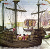 Spain: Ship, C1500. /Nmanuscript Illumination, C1500. Poster Print by Granger Collection - Item # VARGRC0105152