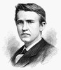 Thomas Edison (1847-1931). /Namerican Inventor. Wood Engraving, American, 1878. Poster Print by Granger Collection - Item # VARGRC0040372