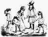 Children Playing Croquet. /Namerican Engraving, Late 19Th Century. Poster Print by Granger Collection - Item # VARGRC0087973