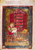 Codex Amiatinus: Ezra. /Nezra The Scribe Writing In A Large Codex Held On His Knees. Illumination From The Codex Amiatinus, Northumbria, Early 8Th Century. Poster Print by Granger Collection - Item # VARGRC0023763