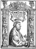 Hieronymous Bock (C1489-1554). /Ngerman Botanist And Physician. At Age 46. Woodcut Portrait From His 'De Stirpium . . . Usitatis Nomenclaturis,' Strasbourg, Germany, 1552. Poster Print by Granger Collection - Item # VARGRC0058553