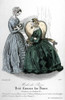 Women'S Fashion, 1843. /Ntwo Women Wearing Redingote Dresses. French Color Fashion Plate From 'Petit Courrier Des Dames,' 1843. Poster Print by Granger Collection - Item # VARGRC0126496