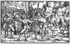 Peasants War, 1539. /Nrebellious Peasants, Under The Bundschuh Banner, Surround A Noble. Poster Print by Granger Collection - Item # VARGRC0004856