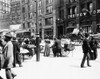 New York Scene, 1895. /Na Scene On Park Row In Lower Manhattan, New York City. Photographed By Joseph Byron, 1895. Poster Print by Granger Collection - Item # VARGRC0077752