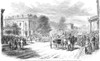 Grange Movement, 1873. /Nthe Grange Movement In Edwardsville, Illinois. Wood Engraving From A Newspaper Of 1873. Poster Print by Granger Collection - Item # VARGRC0016901