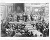 Alfonso Xiii (1886-1941). /Nking Of Spain, 1886-1931. The Accession Of The King, Taking The Oath Before The Cortes In Madrid, 17 May 1902. Contemporary English Newspaper Illustration. Poster Print by Granger Collection - Item # VARGRC0370680