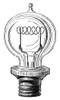 Edison Lamp, 19Th Century. /Nan Edison Incandescent Lightbulb. Wood Engraving, Late 19Th Century. Poster Print by Granger Collection - Item # VARGRC0039461