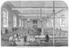 Boarding School, 1862. /None Of The Dormitories At Christ'S Hospital School, West Sussex, England. Wood Engraving, 1862. Poster Print by Granger Collection - Item # VARGRC0092801